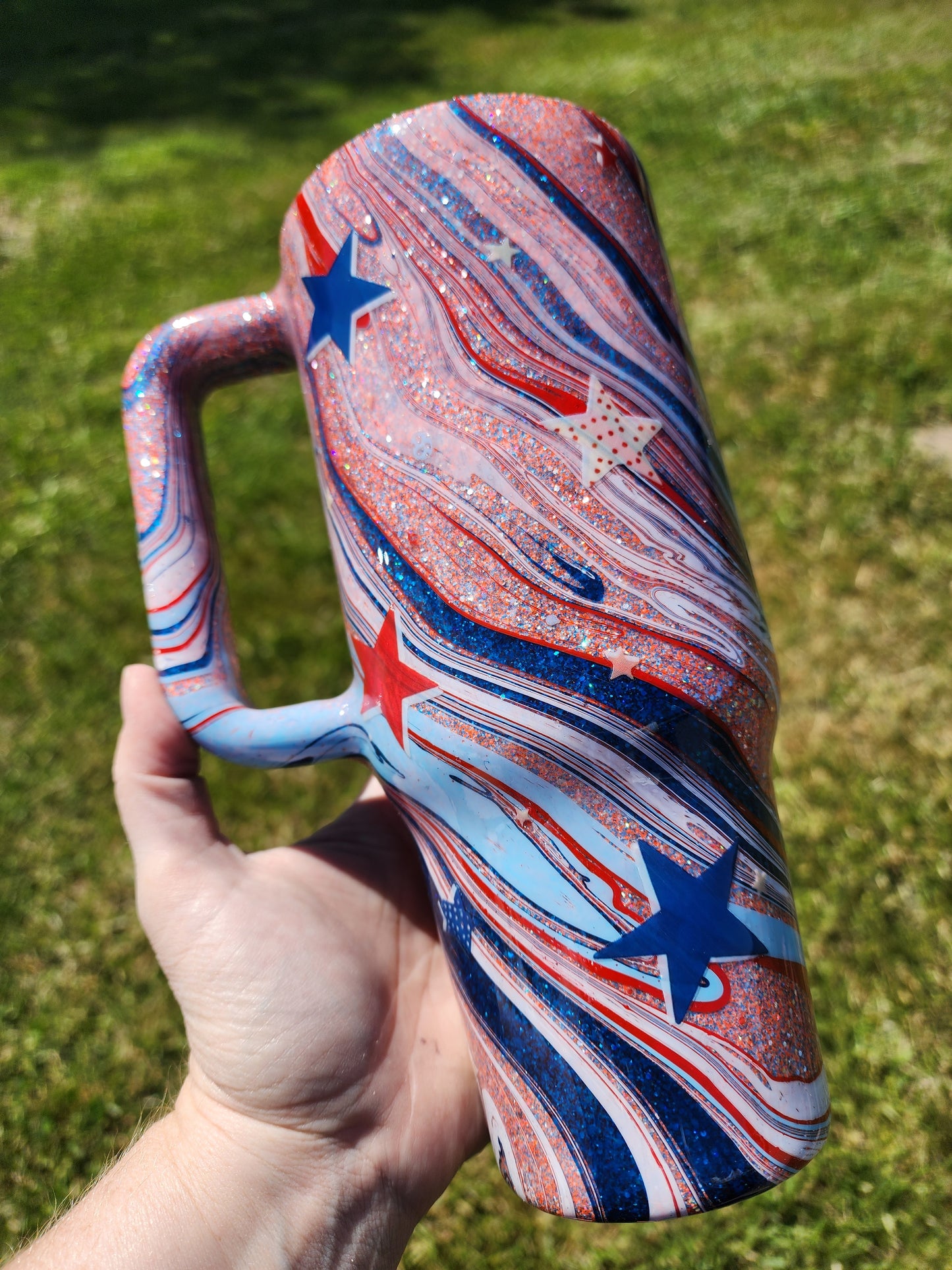 40 Oz Handle Tumbler