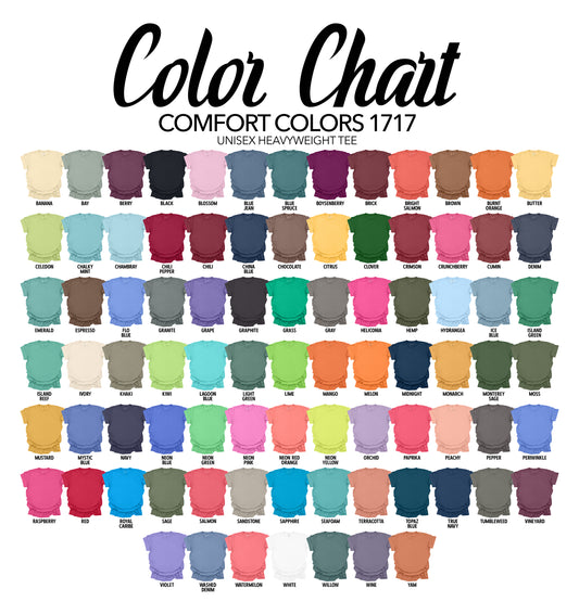 PRE ORDER - Comfort Colors Long Sleeve Unisex