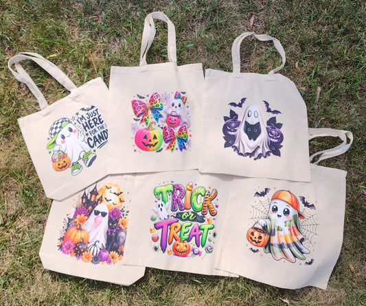 Halloween Canvas Tote